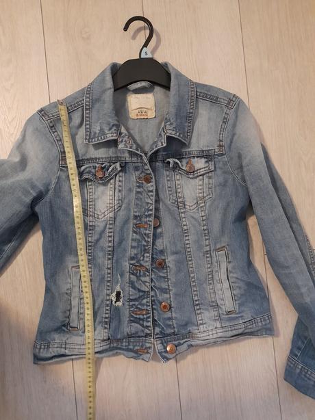 Riflová bunda, stradivarius,s