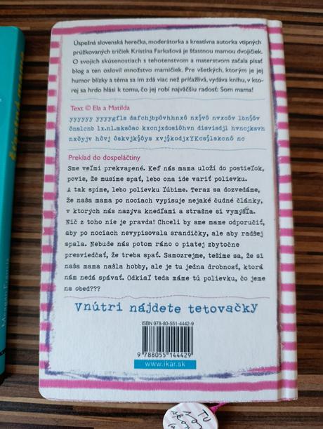 Rozne knihy pre mamicky o materstve,