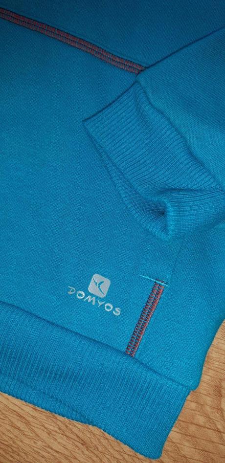 Tyrkysová mikina decathlon 8 r., decathlon,128