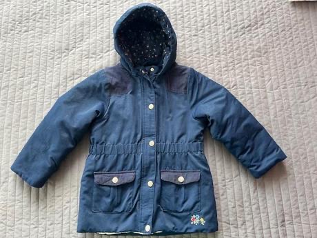 Zimná dievčenská bunda - 3v1, sergent major,122