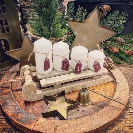 Adventné štítky v tvare domčekov ib laursen, 