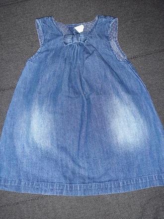 Riflové šaty h&m 86, h&m,86