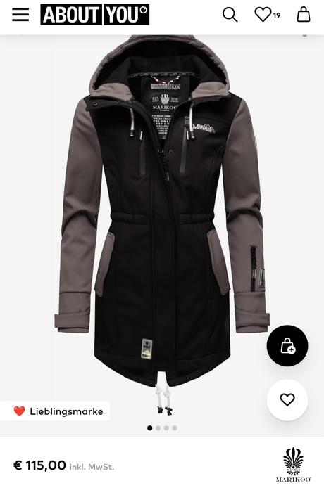 Marikoo zimtzicke softshell bunda veľ.3xl, xxxl