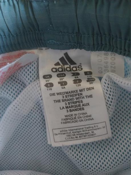 Kratasy plavky, adidas,116