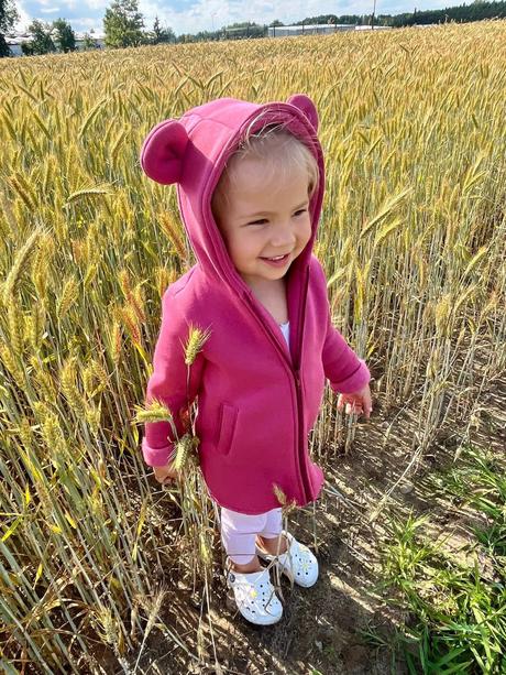 Zateplené mikiny s uškami, active,80 - 134