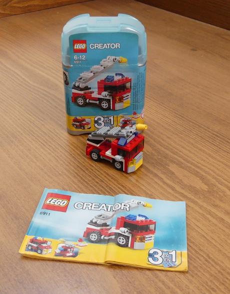 Lego creator 6911 mini hasiči, 3 v 1, 