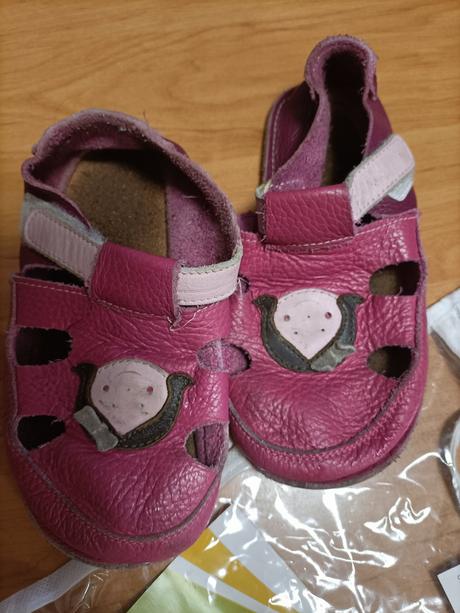 Tikki kožené sandálky s dievčatkom barefoot, tikki,29