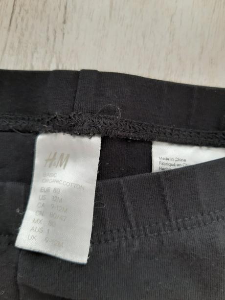 Leginy - tenké, h&m,80