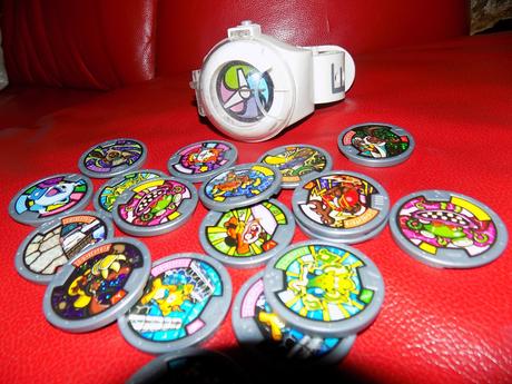 Yo-kai hodinky+príšery+mince,