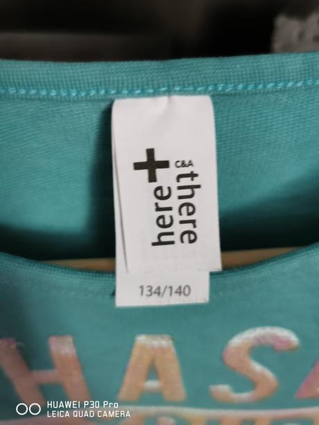 Dievčenská crop top mikina, c&a,134