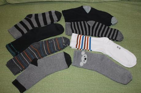 8 párov ponožiek 35-38, h&m,37