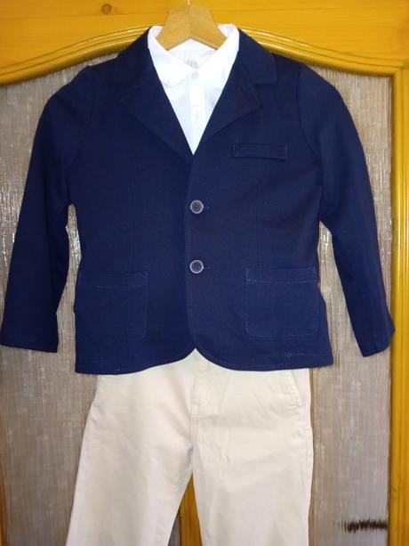 Sako alan,nohavice a košeľa zara, 122