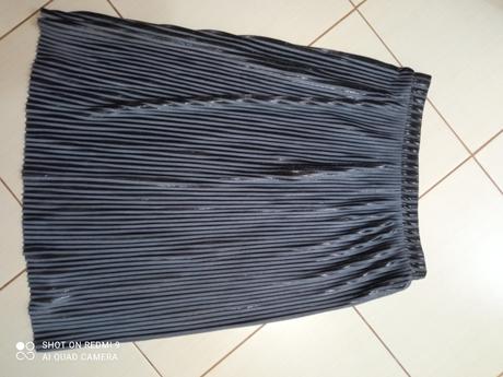 Metalická sukňa, zara