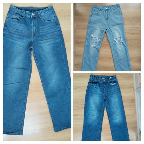 Široké rifle s vysokym pasom, m