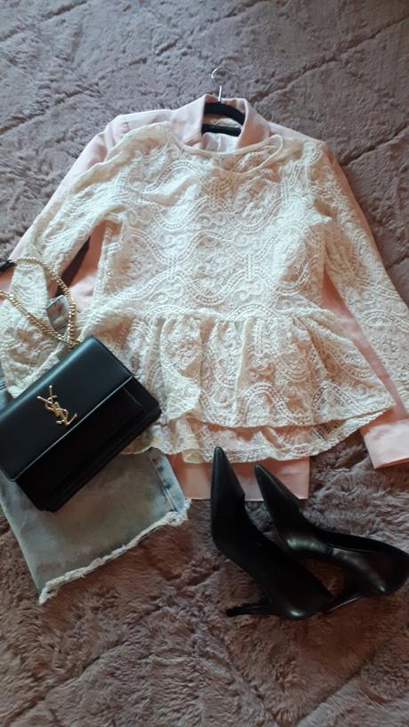 Cipkovany top, h&m,m