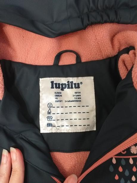 Nepremokava bundicka, lupilu,98