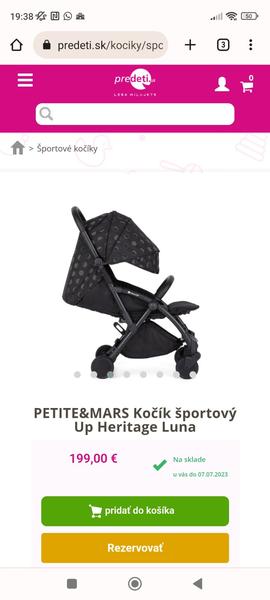 Kočíky Petite&Mars