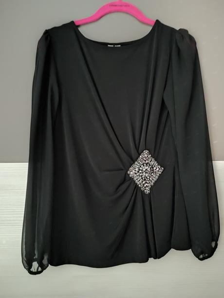 Čierna blúzka, bonprix,36