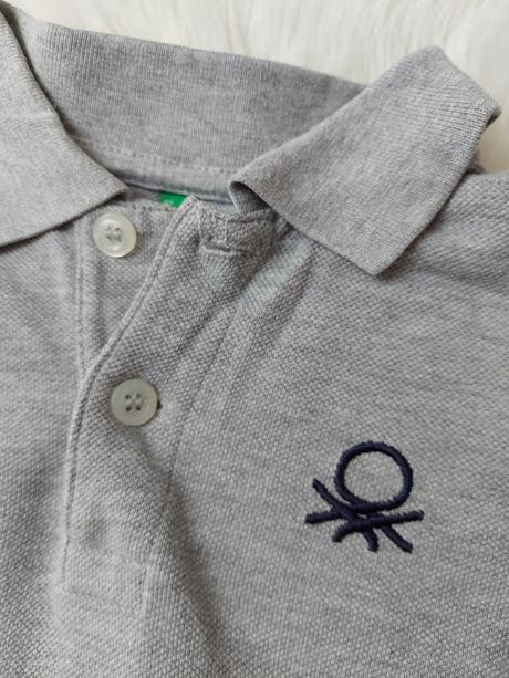 Polokošeľa benetton sivá, benetton,92