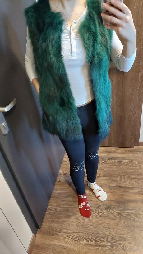 Kožušinová vesta líška, m / s