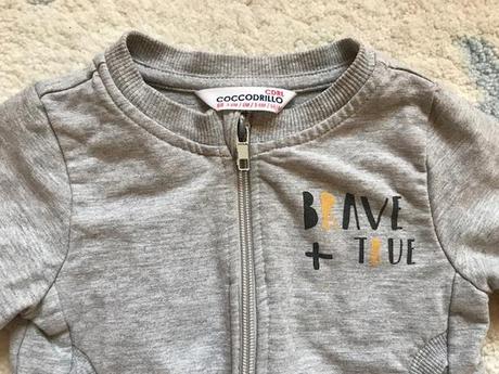 Krasna mikina na zips coccodrillo, coccodrillo,68