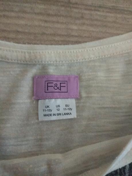 Tričko 11-12 rokov, f&f,140