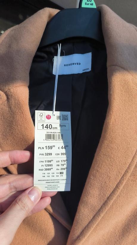 Prechodný kabát, reserved,140