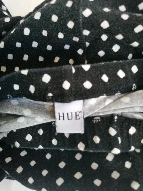 Dámske čierno biele legíny, hue, s