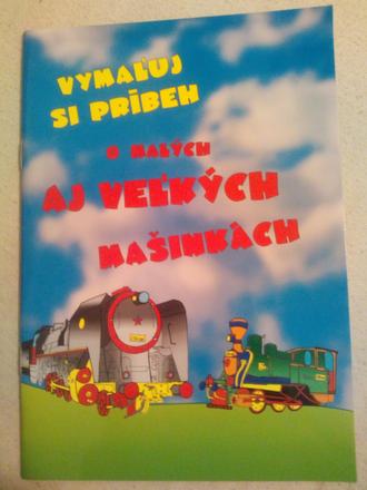 Vymaľuj si príbeh o malých aj veľkých mašinkách,