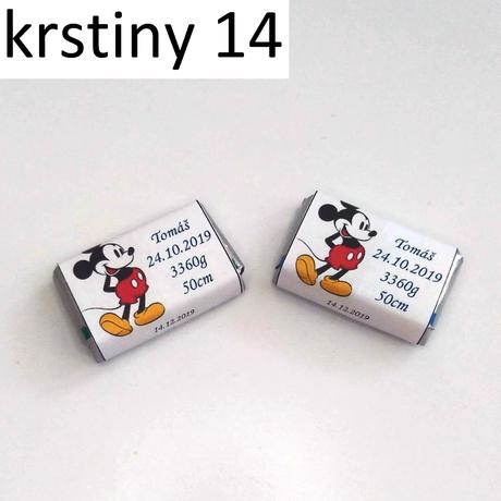 Miničokoládky na krstiny/narodeniny, 