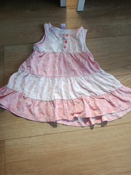 Balík šaty šatky na leto 1,5-2 roky, h&m,92