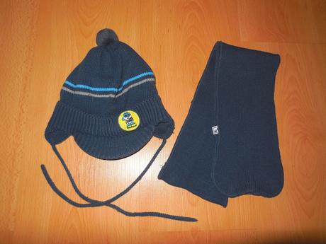 Súprava, čiapka+šál, 80