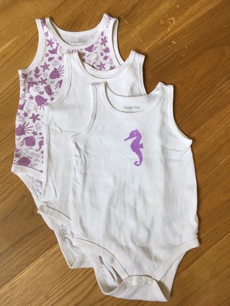Set 3 body bez rukávov (74/80), lupilu,74