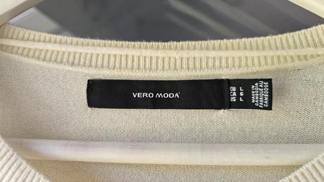 Vero moda smotanový pulóver s gombíkmi, vero moda,l