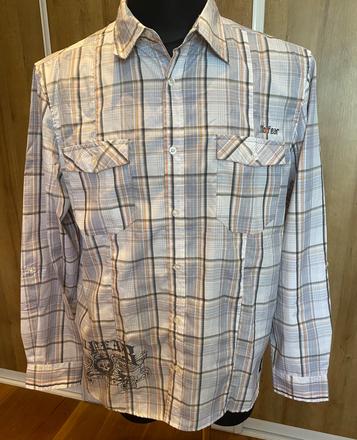 No fear - pánska košeľa s dlhým rukávom, no fear,l