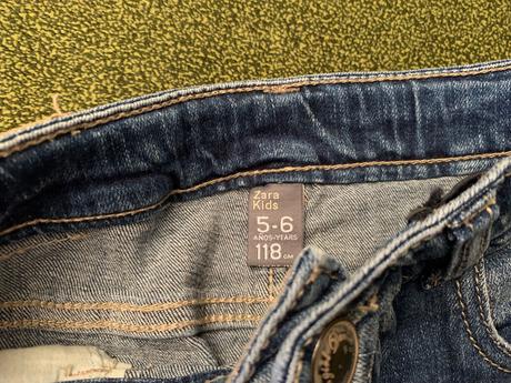 Riflová sukňa, zara,116