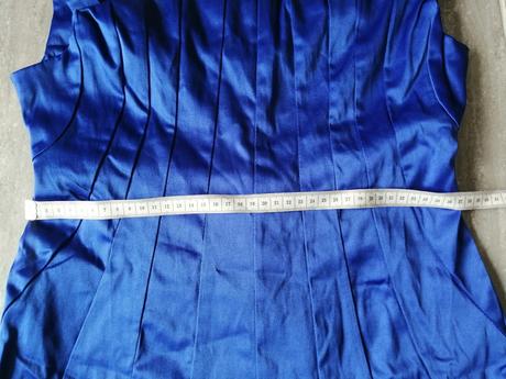 Modré šaty heaven, v36-38,kráľovská modrá, m