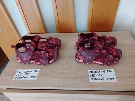 Dievc.sportové sandále zn.alpine pro veľ.32, alpine pro,32