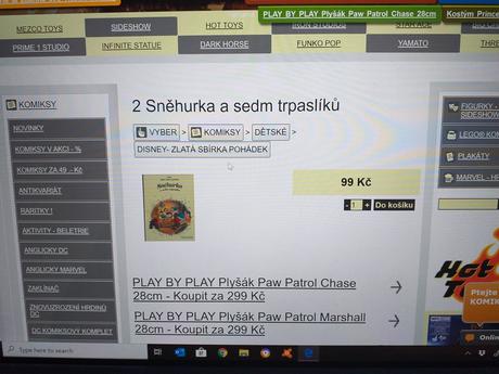 Zlatá sbírka pohádek sněhurka a sedm trpaslíku,