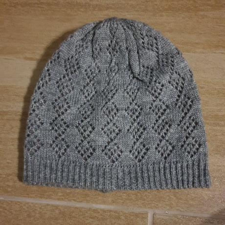 Čiapka dámska pletená obojstranná, s