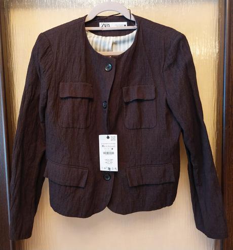 Bunda zara s visackou, zara,l