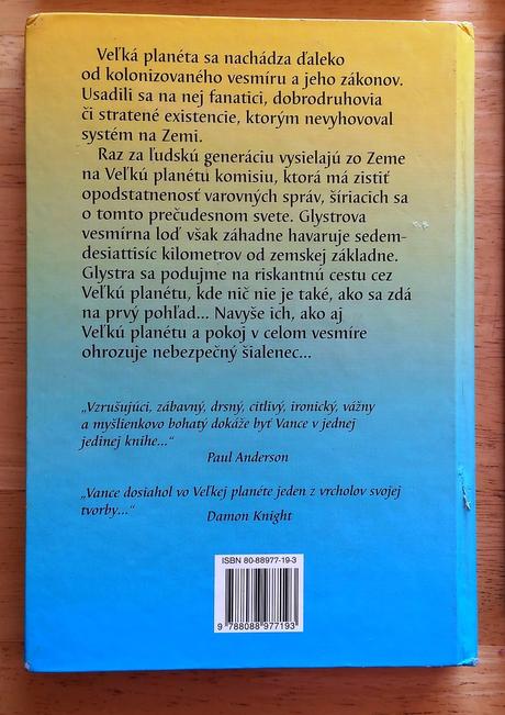 Veľká planéta , jack vance,