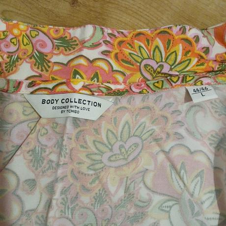 Farebný kvietkovaný midi župan, tchibo,44