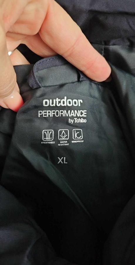 Tmavomodra bunda tchibo, tchibo,xl