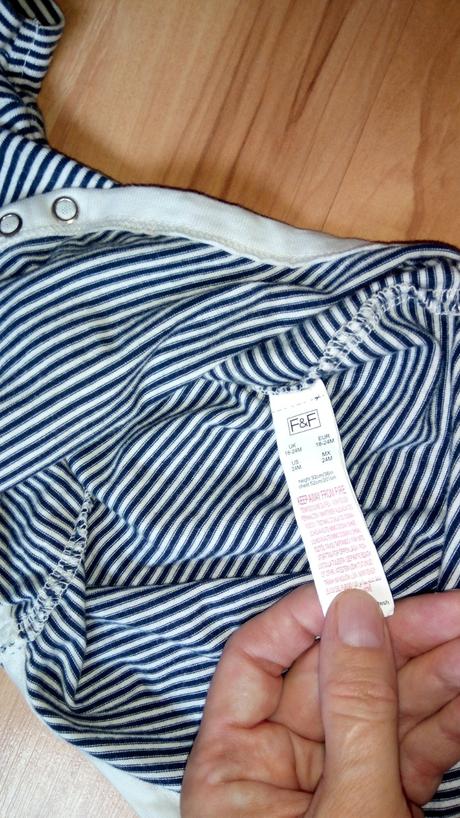 Pruhované body s krátkym rukávom - 92, f&f,92