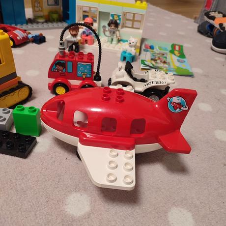 Lego duplo farma, veterinár, dom, stavebné stroje, 