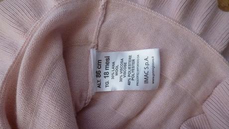 Šaty v. 92 nenosené, primigi,86