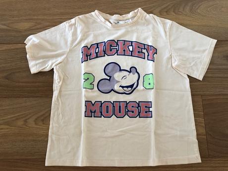 Tričko mickey mouse, h&m,146