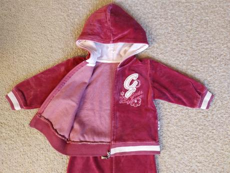 Zamatová tepláková súprava -tepláky+mikina veľ. 80, 80