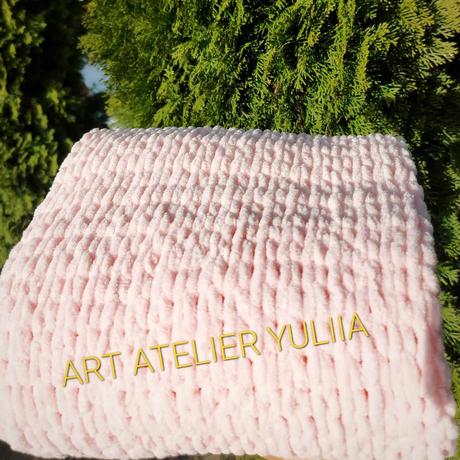 Deka pre novorodencov, farba svetlo ružová, 